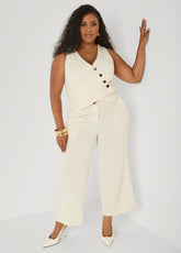 Vest Wide Leg Jumpsuit