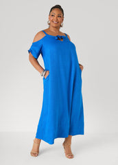 Cold Shoulder Maxi Dress