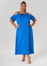 Cold Shoulder Maxi Dress