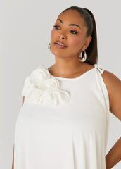 Rosette Midi Dress