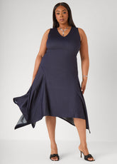 Denim Handkerchief Dress