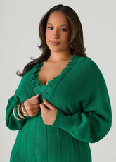 Frayed Knitted Bolero