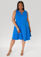Embellished A Line Dress