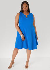 Embellished A Line Dress