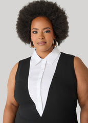 Maxi Tuxedo Dress