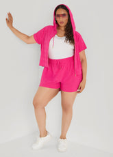 Drawstring Jacquard Shorts