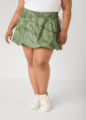 Camo Print Bubble Skort