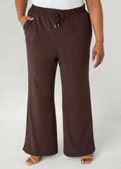 Greek Key Wide Leg Pants