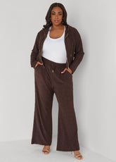 Greek Key Wide Leg Pants
