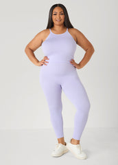 Ribbed Tank And Leggings Set