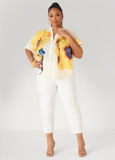 Floral Print Cotton Shirt