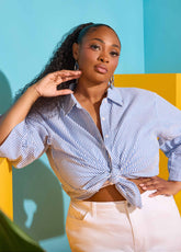 Seersucker Cotton Shirt