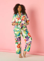 Millennium Floral Print Trousers