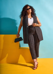 Millennium Checked Ankle Pants