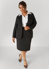Pull On Ponte Skirt