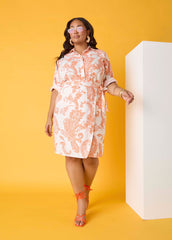 Paisley Print Wrap Skirt