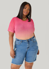 Ombre Mesh Tee