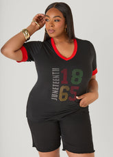 Juneteenth 1865 Crystal Tee