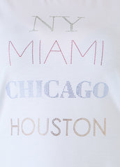 New York Miami Chicago Houston Tee