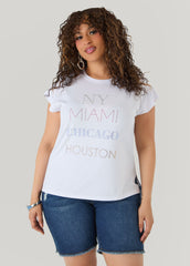 New York Miami Chicago Houston Tee