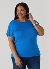 Lace Paneled Open Back Top