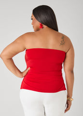 Ruched Tube Top