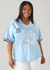 Sequin 23 Mesh Paneled Jersey