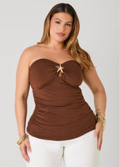 Starfish Cutout Tube Top