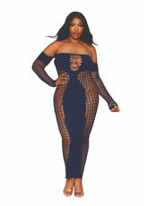 Dreamgirl Chain Trimmed Lingerie Gown