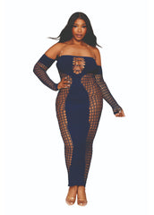 Dreamgirl Chain Trimmed Lingerie Gown