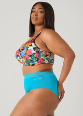 Sheer Waist Microfiber Briefs