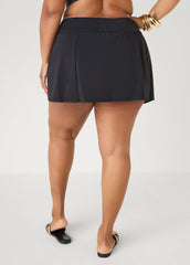 High Waist Swim Skort