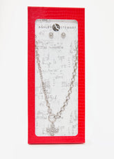 Crystal Cross Necklace Box Set