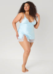 Satin Chemise Set