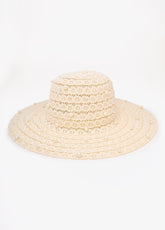 Faux Pearl Crochet Hat