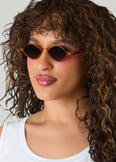 Tortoiseshell Diamond Sunglasses