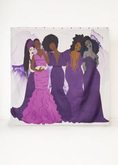 Pardon My Fro™ Harmony Shower Curtain