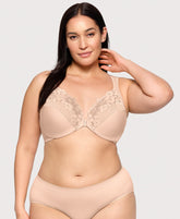 Front-Closure Cotton WonderWire Bra