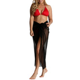 InstantFigure Long Mesh Cover Up Sarong