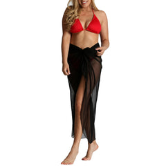 InstantFigure Long Mesh Cover Up Sarong