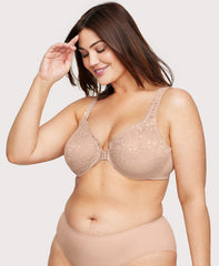 Front-Closure Stretch Lace WonderWire Bra
