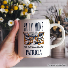 Salty Moms Beach Club Ceramic Mug