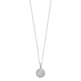 0.25 Carat Lab Grown Diamond Cluster Pendant Necklace
