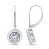 0.65 Carat Lab Grown Diamond Dangle Earrings Gift Box Set