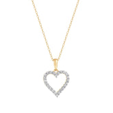 0.25 Carat Heart Lab Grown Diamond Necklace