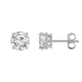 0.50 Carat Round Cut Lab Grown Diamond Stud Earrings