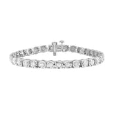 1 Carat Round Lab Grown Diamond Tennis Bracelet