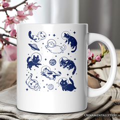 Cats In Space Ceramic Mug