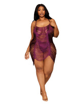 Dreamgirl Fringe Chemise Set