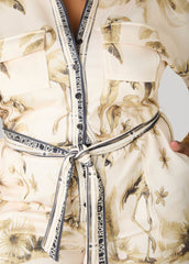 Tropical Print Romper